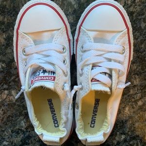 Girls Size 11 Converse slide ons NWOT